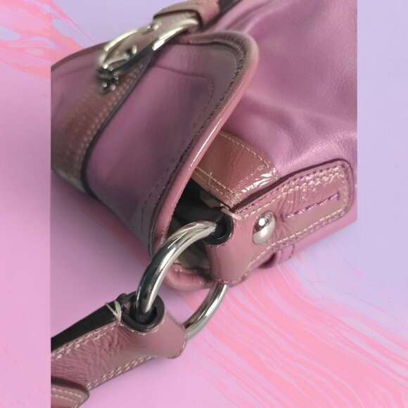 COACH Soho buckle satchel, shoulder bag, Y2k  pink - Picture 13 of 13